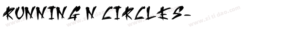 Running N Circles字体转换